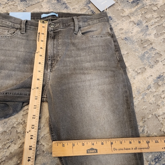 NWT 7 For All Mankind B(air) Denim Grey Ankle Skinny Jeans Women's Size 31 (12) - Picture 3 of 14